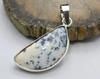 925 Sterling Silver Necklace Natural Dendrite Opal Gemstone Pendant