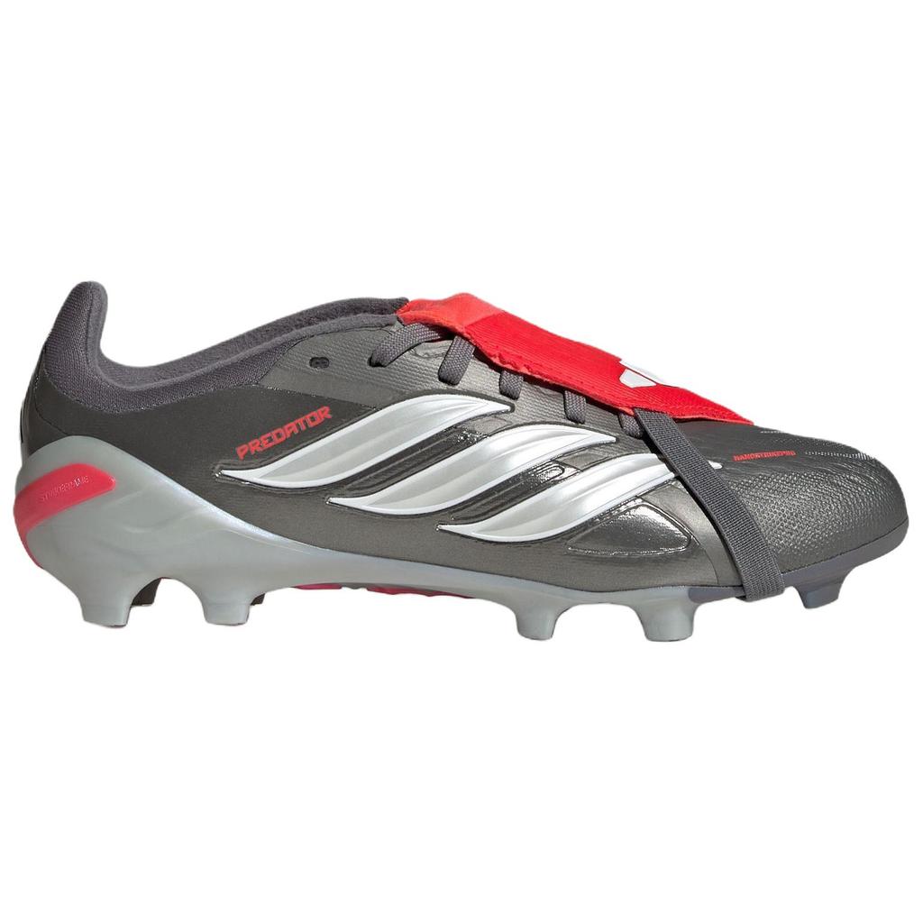 Adidas Predator League Ft Comfortable Fg Soccer Shoes Unisex Soccer Shoes Gray White JS0426