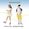 EBAER Kids' Antibacterial Cooling Color-Block Short Sleeve T-Shirt
