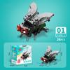 Insekten Tiere Bau Spielzeug für Kinder Junge 6 bis 12 Jahre Mirco Bausteine Set Spielzeug für Kinder Dinosaurier Mini DIY Spielzeug Geschenk