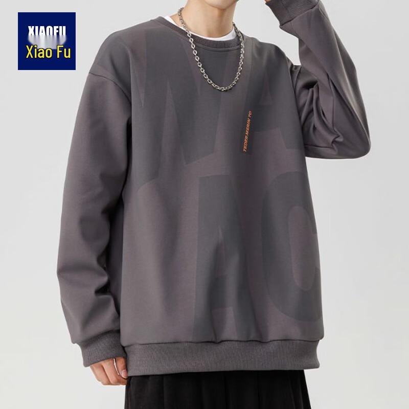 

Мужской повседневный свитшот с круглым вырезом и длинным рукавом