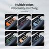 Italian Suede Interior Stickers for ZEEKR 9X 2025 2026 Car Door Window Lift Decal Air Outlet Frame Trim Strip Center Dash Panel
