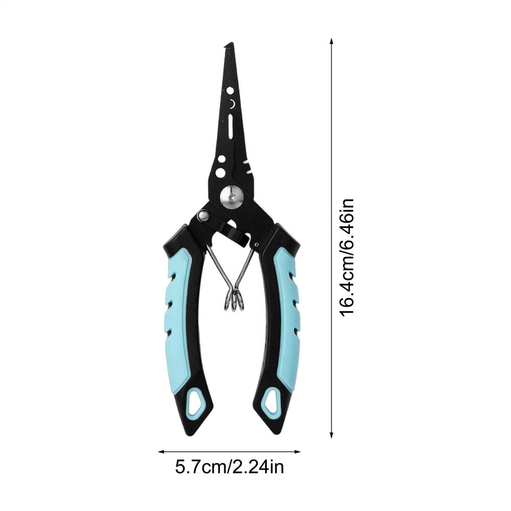 Stainless Steel Fishing Pliers Catfish Saltwater Fishing Pliers Freshwater Heavy-Duty Rust-Proof Fish Hook Remover Tool