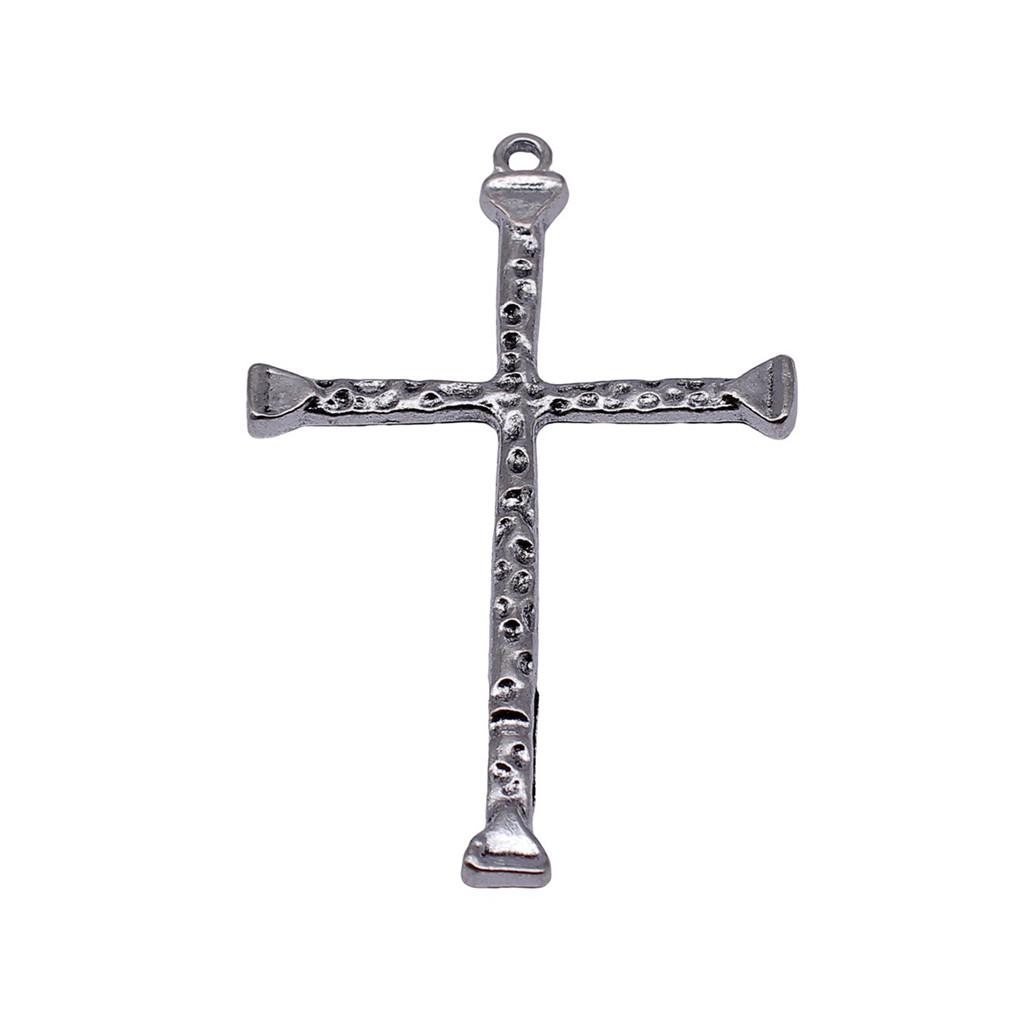 Hollow Cross Charms Multi Color Alloy Pendants For Gothic Christian Jewelry Accessories
