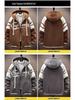 Men's Plus Size Lamb Fleece Cotton Hooded Jacket - Loose Fit, Thick Zipper Cardigan for Teenagers