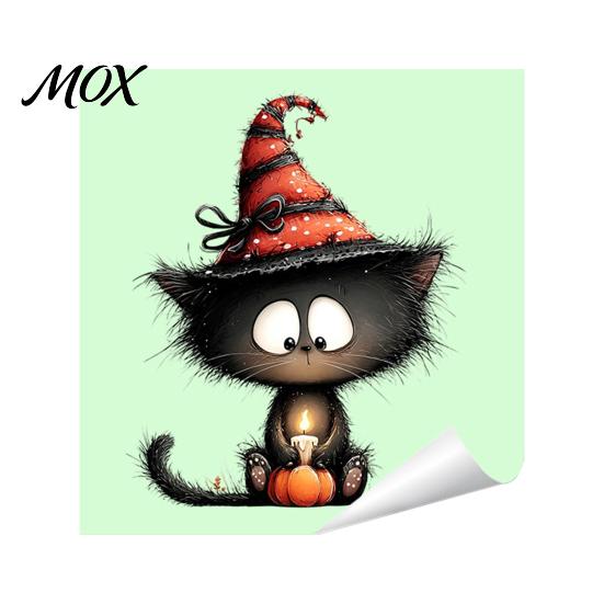 Halloween Home Decor Sticker Glow in The Dark Switch Outlet Stickers, Cute Black Cat Witch Luminous Panel Stickers Pumpkin Skull Wall Decals,