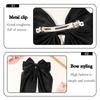 Elegant Bow Barrettes Women Temperament Ponytail Hairpin Hair Clip Girls Black Red Big Ribbon Hair Clip Fashion Hair Accessories