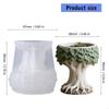 Creative Tree Silicone Mold For Cement Cup Planter Holders Storage Container Home Decoration Item Crafting B03E