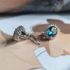 Silberohrringe mit Mystic Topas 4.228ct (2203872)