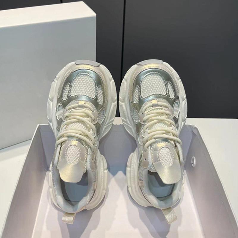 Chaussures d'automne et d'hiver à semelles épaisses, grande taille, confortables, légères et respirantes.