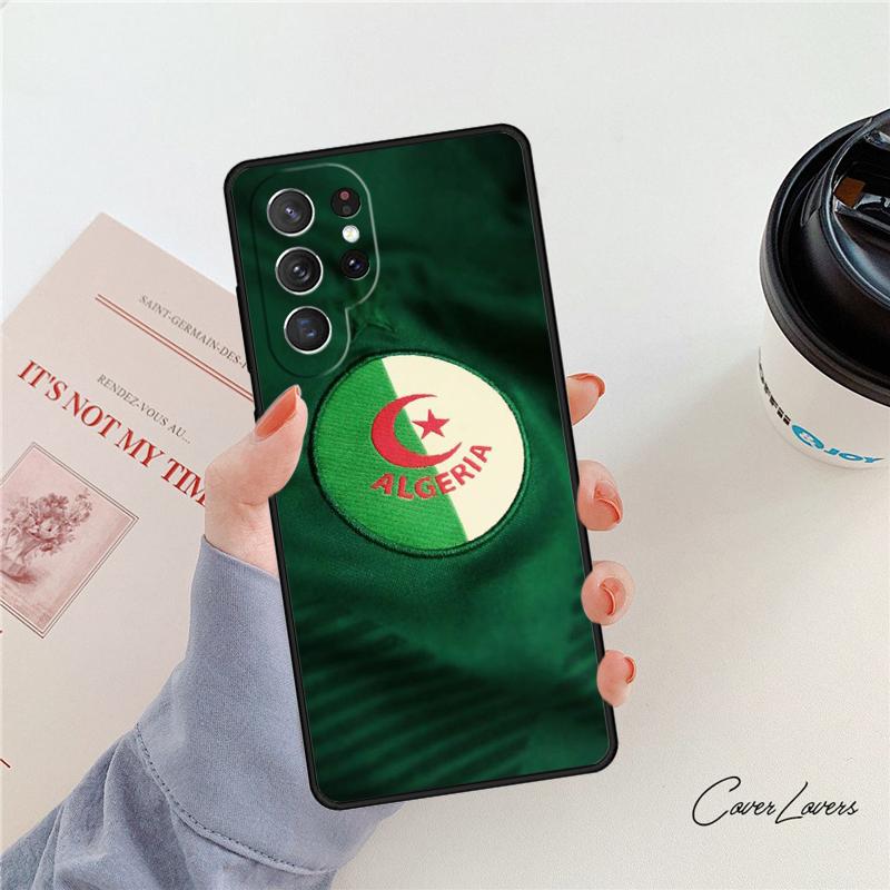 Algeria Flag Algerian phone case For Samsung Galaxy S24 S25 S23 S22 Ultra Note 10 20 Plus S20 S21 FE Cover
