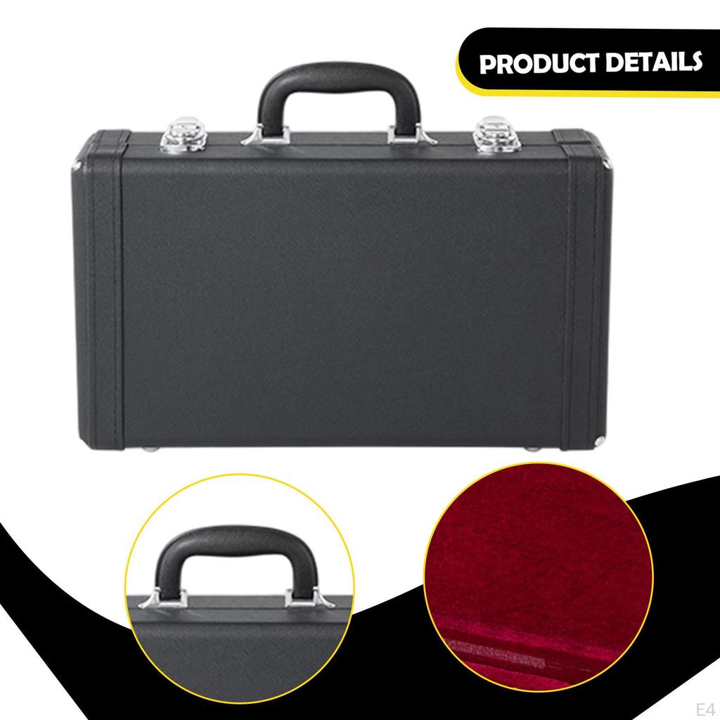 BB Clarinet Case Carrying Suitcase Storage Box for Outside Performance Band