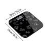 1PC Black Intelligent Electronic Weight Scale, Home Battery Version, Intelligent Digital Bathroom Body Fat Scale, No Battery