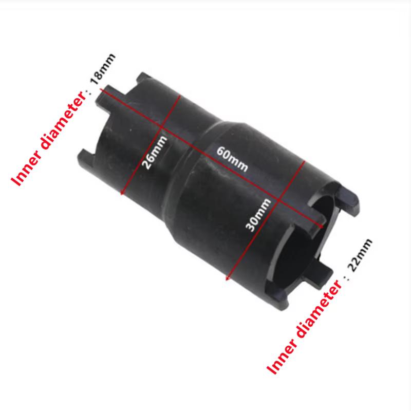 Black Motorcycle Poweka New 20mm 24mm Clutch Lock Nut Tool Spanner Socket For Honda Crf 600rr 450r