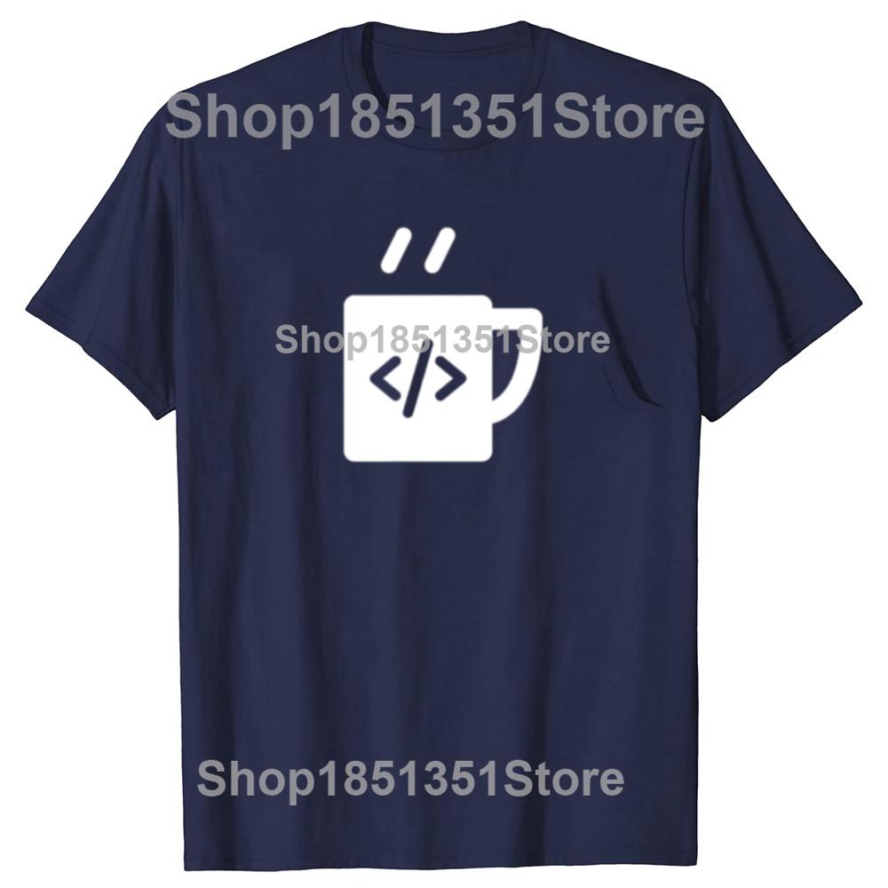 Funny JavaScript Code Coffee Developer Programmer Tshirts Men Womens Fashion Casual Tshirt 100 Cotton Loose Oversized T Shirt