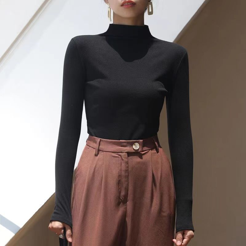 

Женские однотонные пуловеры, футболки с длинными рукавами, топы Y2K для девочек, модные женские футболки, футболки большого размера