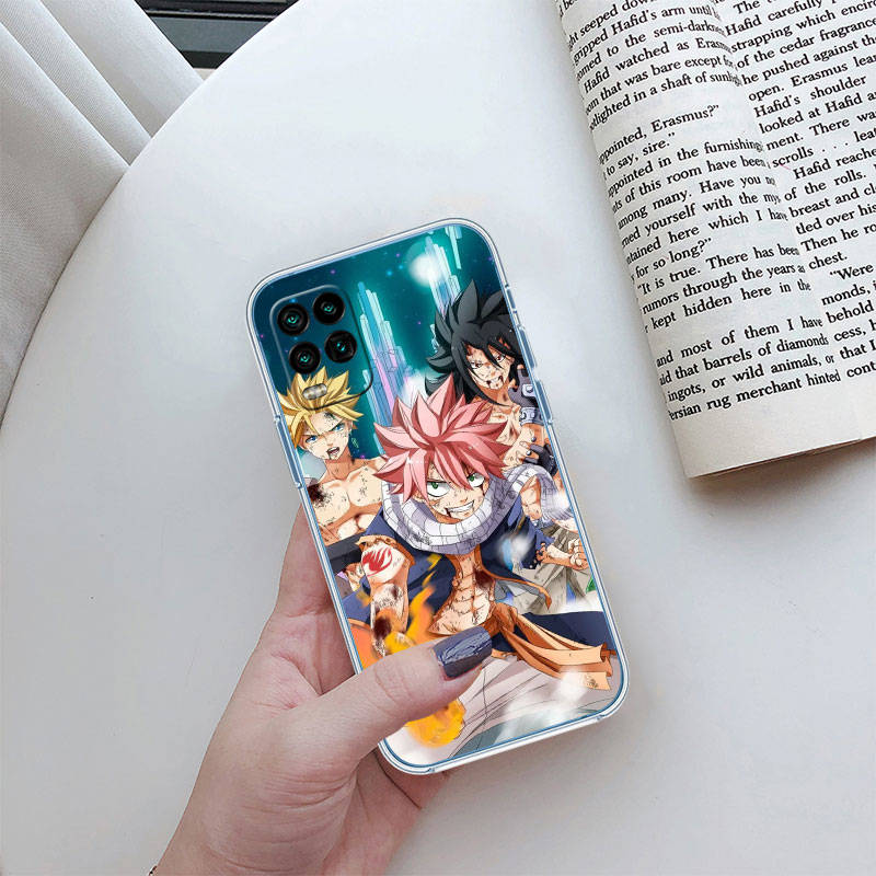 JO22 Fairy Tail Phone Case for Motorola E22S E7 G6 G7 G8 G9 Plus Power Play G10 G20 G04 E30 E40 E22 E20 E13 G22 G23 G Stylus Play
