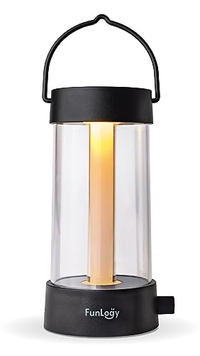 

FUNLOGY Lantern (LED Lantern) [Type-C Rechargeable / Stepless Dimming / Stepless Color Adjustment / Camping / Warm Color / Built-in Battery / Nursing