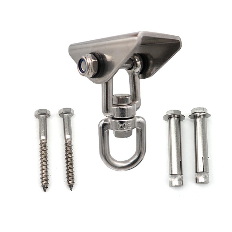 Edelstahl Hängematten- & Aerial Yoga Drehhaken Set