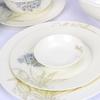 Northern Scenery Chinese Bone China Dinnerware Set - 50 Pieces