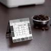 Grinding Scale Reference Card Italian Hand-brewed Coffee Powder Thickness Comparison Card Bean Grinding Auxiliary Tool