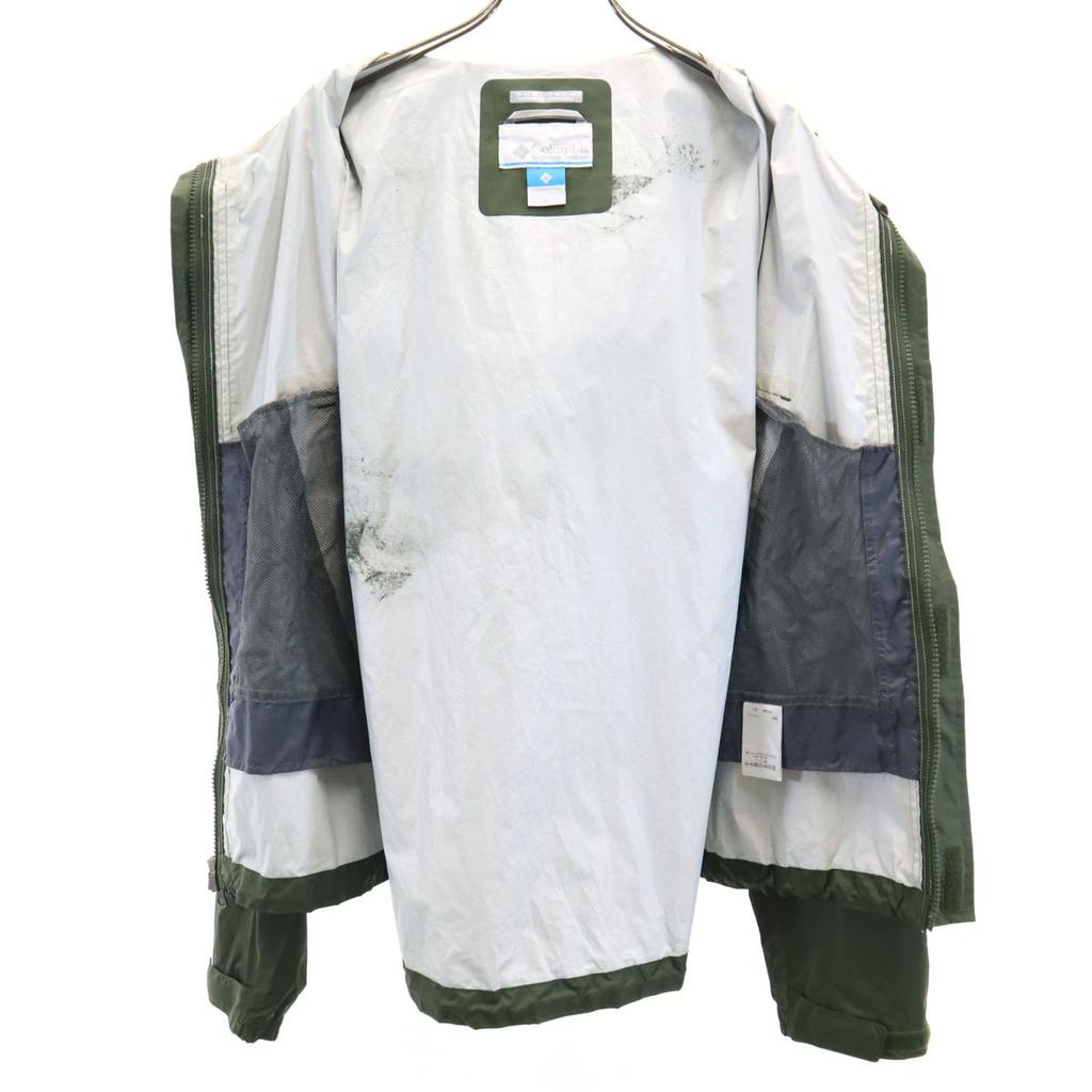 Columbia Rain jacket L khaki Outdoors Men's Used