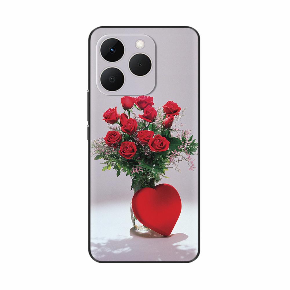 Case For Realme 15T Case Cute Love Heart Cartoon Pattern Back Cover Silicon Phone Cases For Realme 15 Pro realme15 Housing Funda