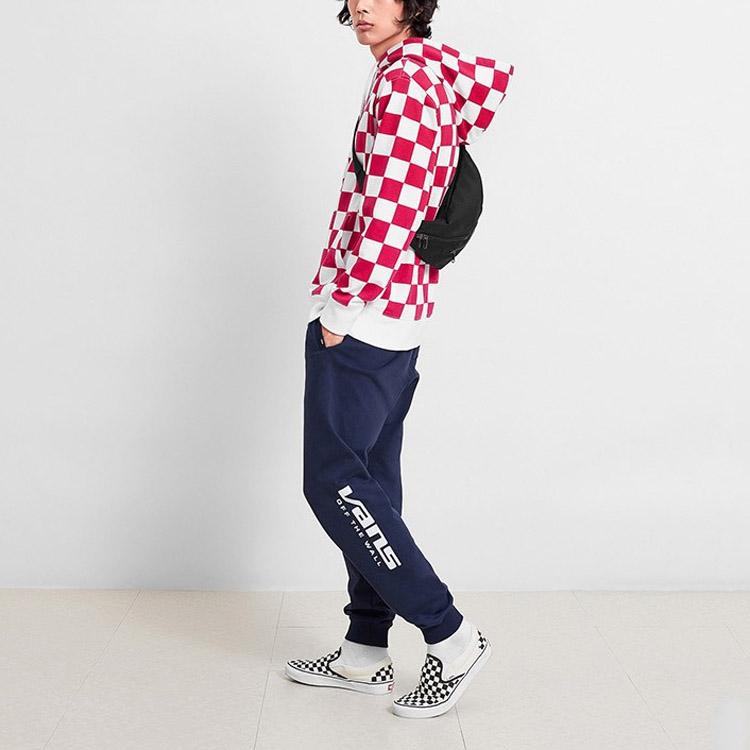 Vans Exclusive Checkerboard Hoodie Men Hoodie Red White VN0A4URI0PZ