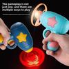Children Saucer Launcher Outdoor Spinning Top Dinosaur Gun Toys Mini Flying Disc Shooting Gun Funny Cat Toy