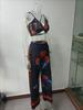 2025 Sommer Damen Europäischer & Amerikanischer Print Bandeau Weite Hosen Zweiteiliges Set