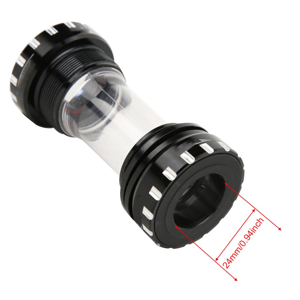 Alloy Bike BB109 Ceramics Hollow Integrated Thread Screw In Bearings Bottom Bracket Bicycle Accessory