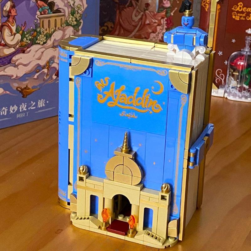 Fairy Tale 3D Building Blocks Book Anime Movie Assembly Model Toy Cute Fairy Tale Model Girl Birthday Gift Building Blocks