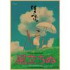 Poster da Parete in Carta Kraft Retrò: Laputa: Laputa: Castello nel cielo di Hayao Miyazaki