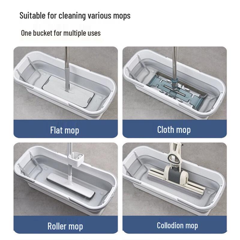 ZISIZ Foldable Mop Bucket