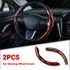 Carbon Fiber Car Steering Wheel Non-Slip Cover Protector Anti Dust For Mercedes-Benz C-Class E-Class S-Class W163 W204 W211 W210ppp1