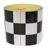 AIBOAT 3" Wide Black White Checkered Flag Vinyl Decal Tape Car Motorcycle Motorcycle Tank