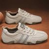 Fashion Men's Casual Leather Shoes High Quality Outdoor Comfortable Tenis Masculino Sneakers Man Fashion Ankle Flats Handmade Soft Shoes