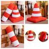 Creative Traffic Safety Cone Pillow Plush Toy For School And Kindergarten Teaching Aids