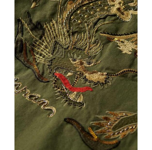 Superdry St Tropez Military рубашка с длинным рукавом