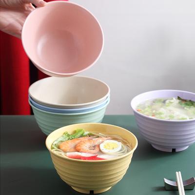 1100ML Bowl Heat Resistant Easy To Clean High Capacity Portable Noodle Bowl