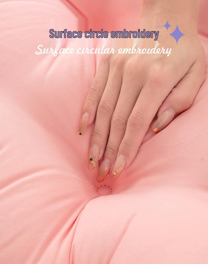 Removable & Washable Anti-Collision Bed Backrest Cushion with Ties - Large, Soft Support for Headboards