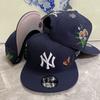 Klasická Hip Hop Vyšívaná Baseballová Čepice Nastavitelná NY LA Týmová Sportovní Čepice Muži Ženy
