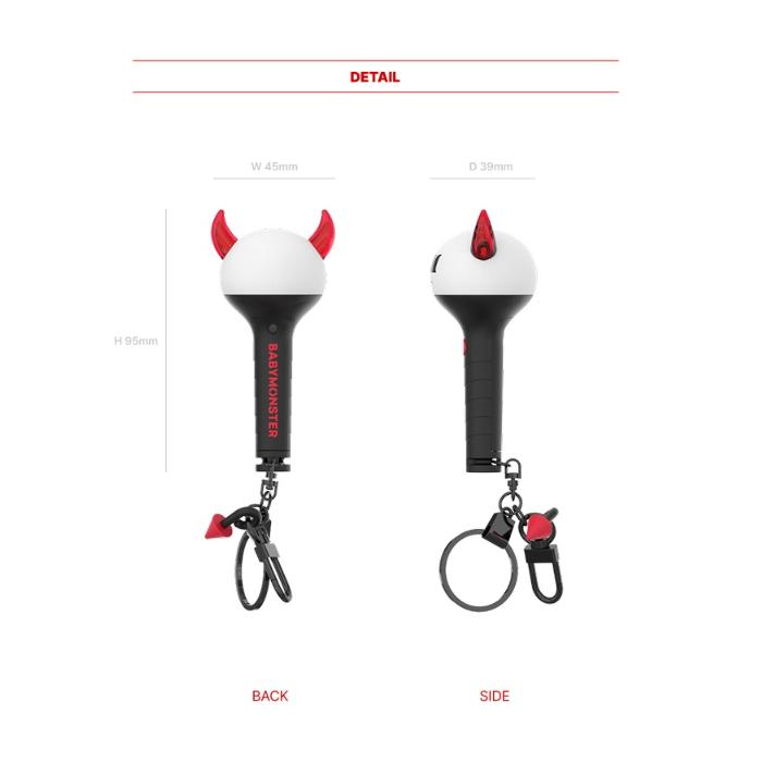 Pre-order BABYMONSTER Light Stick Key Ring