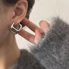 1 Pair of Minimalist Light Luxury Fashion Vintage Exaggerated Elegant Geometric Square High-End Personality Unique Temperament Women's Earrings