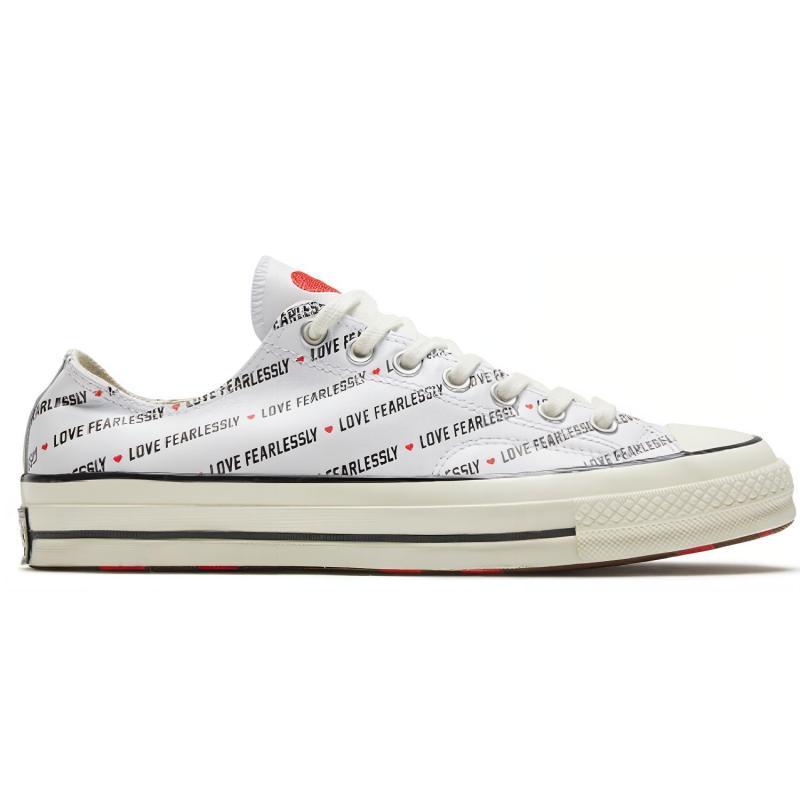 Converse Chuck Taylor All Star 1970s Comfortable and Versatile Low-Top Canvas Shoes Unisex White