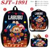 Anime School Bag Set 3 Piece, Wear-Resistant Waterproof Large Capacity Backpack Crossbody Bag Pencil Case, Kids Bookbag