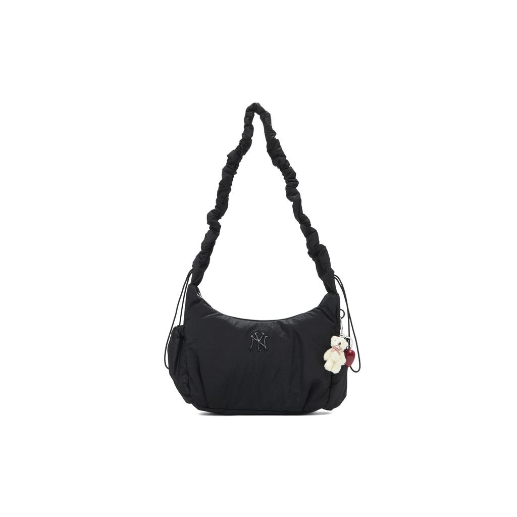 New MLB New York Yankees Nylon Crossbody Bag, Shoulder Bag Unisex Black 3ABQA015N-50BKS