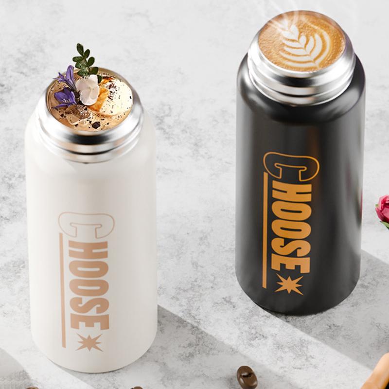 350/500ML Smart Coffee Cup Portable Stainless Steel Thermos Bottle with LED Temperature Display Vacuum Flask Sport Water Bottle