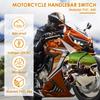 Motorrad Lenkerschalter Steuerung 1 Paar 7/8 Zoll Universal Wasserdicht Motorrad Hupe Blinker Scheinwerfer Steuerschalter