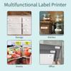 Q30 Label Maker Machine Mini Pocket Thermal Label Printer with 1pcs Thermal Label Roll All in One BT Connect Adhesive